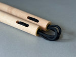13" Hard Maple Round Belled Prototype Nunchaku (a)